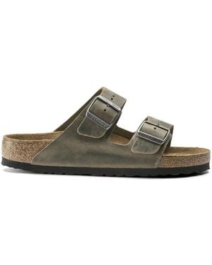 Birkenstock Arizona sfb sandalen – faded geöltes leder - Grün