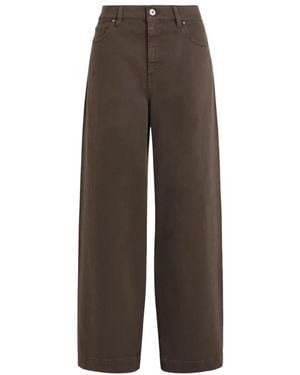 P.A.R.O.S.H. Wide Trousers - Marrón