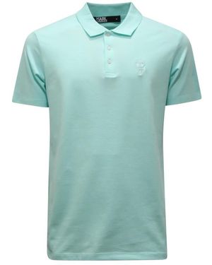 KARL LAGERFELD Polo Shirts - Green