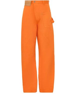 JW Anderson Straight Jeans - Orange