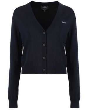 A.P.C. Cardigans - Bleu