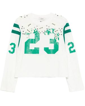 Sea T-Shirt Met Ronde Hals En Lange Mouwen - Groen