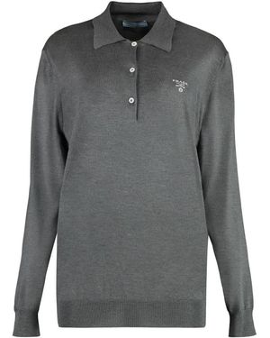 Prada Polo Shirts - Gris