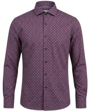 Xacus Casual Hemden - Paars