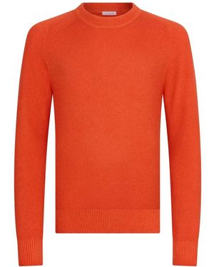 Malo Round-Neck Knitwear - Orange