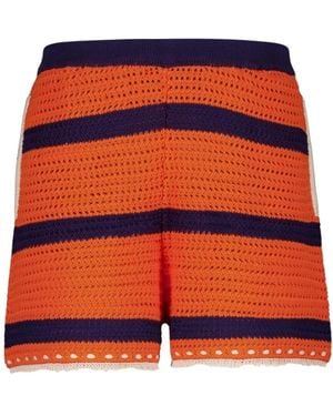 La DoubleJ Salt'N'Vinegar Crochet Shorts - Oranje