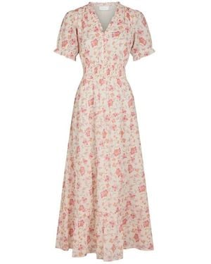 Neo Noir Maxi Dresses - Pink