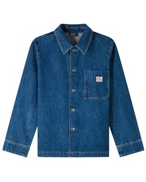 A.P.C. Denim Jackets - Blu