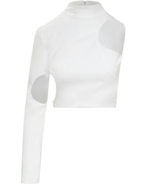Monot Long Sleeve Tops - White