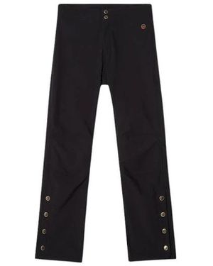 BUSNEL Straight Trousers - Zwart
