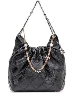 Tory Burch Bucket Bags - Zwart