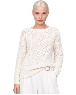 Kocca Round-Neck Knitwear - Blanc