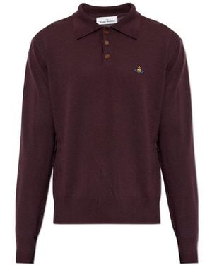Vivienne Westwood V-Neck Knitwear - Viola