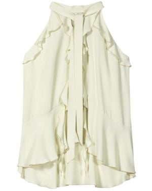 Luisa Cerano Sleeveless Tops - Blanc