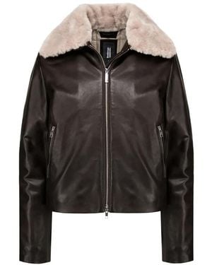 Bomboogie Leather Jackets - Nero