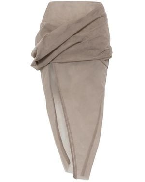 Rick Owens Midi Skirts - Grey