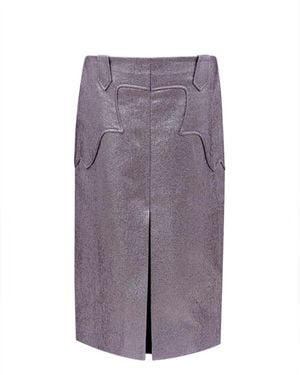 Tom Ford Pencil Skirt - Purple