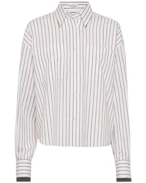 Brunello Cucinelli Shirts - Bianco