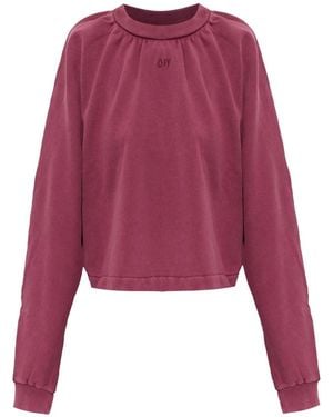 Off-White c/o Virgil Abloh Logo Sweatshirt - Rood