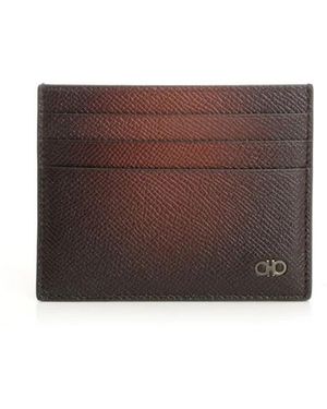 Ferragamo Gancini Kaarthouder - Bruin
