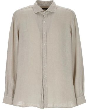 Fay Casual Shirts - Gris