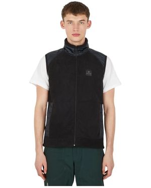 Ostrya Fleece-ärmellose jacke - Schwarz