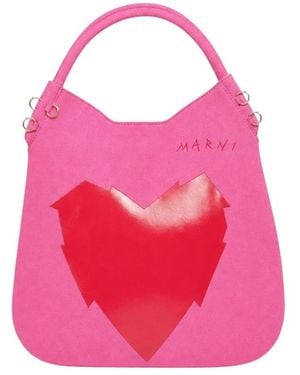 Marni Mw116F Charms Bag - Roze