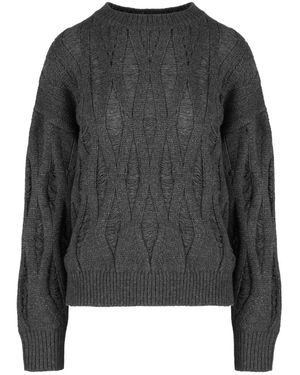 Bomboogie Round-Neck Knitwear - Gris