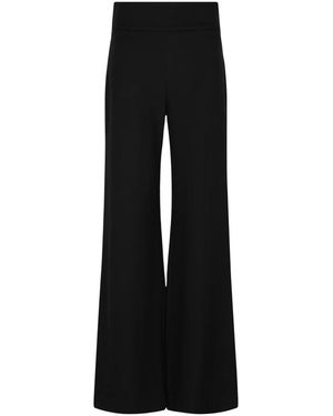 Veronica Beard Broeken ,Zwart ,Polyester Kalinda Wide-Leg Ponte Pant