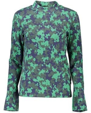 GANT Strickpullover Eleer Rollkragenpullover in Grün – Stilvoller Langarm-Loo