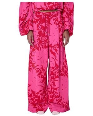 Dries Van Noten Broeken ,Roze ,Broeken