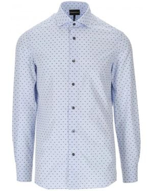 Emporio Armani Formal Shirts - Blue