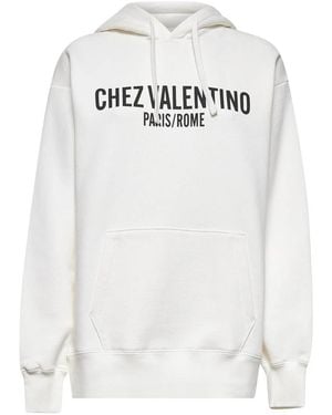 Valentino Hoodies - White