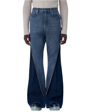 Rick Owens Wide Jeans - Blue