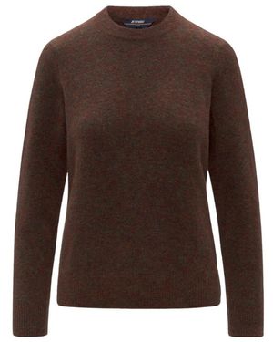 K-Way Clarisse Crewneck Sweater - Bruin