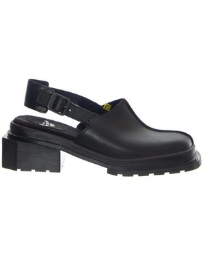 Dr. Martens Schoenen ,Zwart ,Leer Maybole Mule Wanama - Blauw