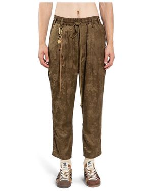 Song For The Mute Straight Trousers - Groen