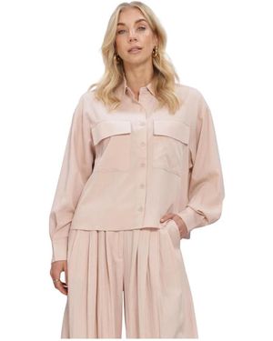 Studio Amaya Overhemden ,Roze ,Loeke Blouse