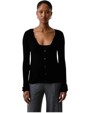 Pinko Truien & Vesten ,Zwart ,Wol Cardigan Sibilo