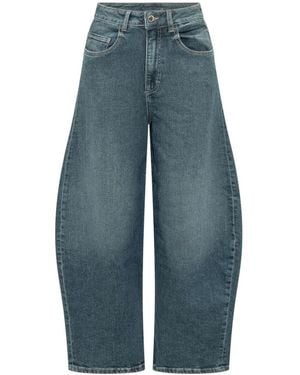 ICON DENIM Jeans ,Blauw ,Denim Ginny Wide-Leg Jeans