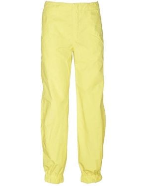 Dondup Broeken ,Groen ,Katoen Broek - Geel