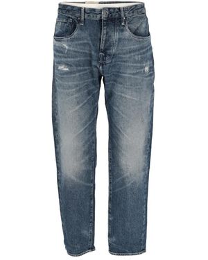ARMANI EXCHANGE Lockere Tapered Jeans - Blau