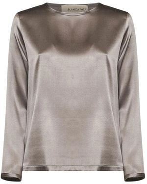 Blanca Vita Blouses - Grey