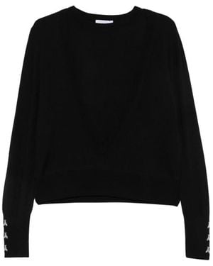 Patrizia Pepe Round-Neck Knitwear - Negro