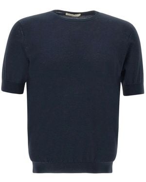 FILIPPO DE LAURENTIIS Round-Neck Knitwear - Blue