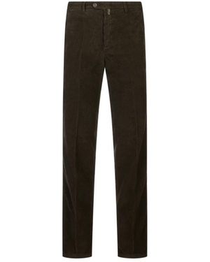 Kiton Straight Trousers - Negro