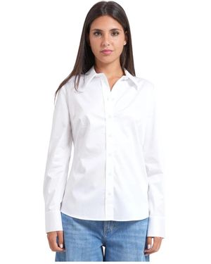 Guess Overhemden ,Wit ,Katoen New Cate Shirt