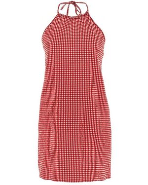 Hunza G Short Dresses - Red