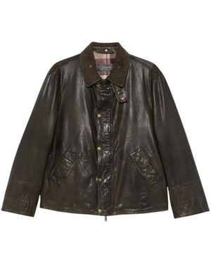 The Jack Leathers Leather Jackets - Black