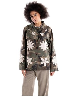 5 PROGRESS Jassen ,Veelkleurig ,Katoen Military Jacket - Meerkleurig